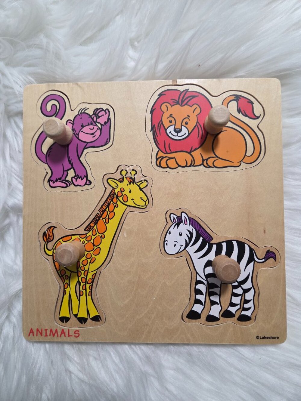 Lakeshore Animal Knob Puzzle